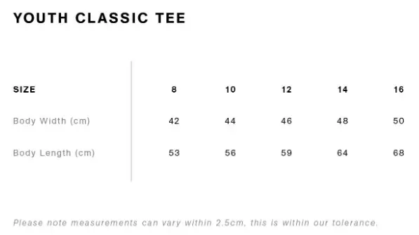 kids tee 8.10.12.14.16 size chart.webp