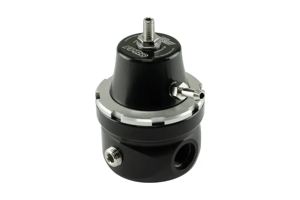 TURBOSMART FUEL PRESSURE REGULATOR | FPR6 EFI -6 BLACK 30-85 PSI (FPR1200)