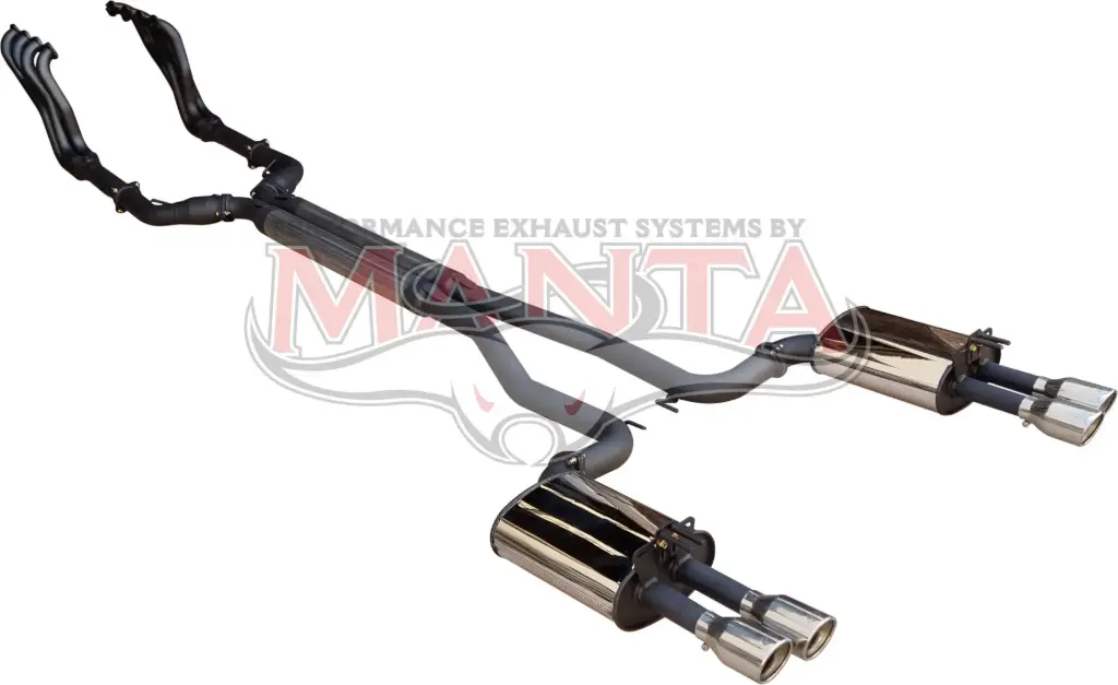 MANTA - VE VF SERIES 1 V8 UTE & WM/WN CAPRICE DUAL 2.5" EXHAUST. 3.5" TIPS - 1 3/4 HEADERS