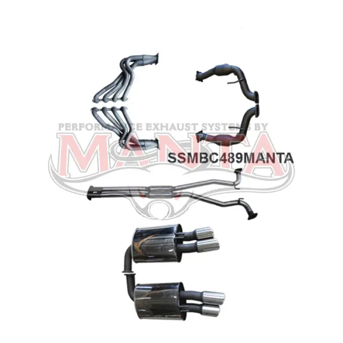 MANTA - VE V8 SEDAN WAGON 2.5" HOTDOG/MUFFLER EXHAUST - 1 3/4 HEADERS