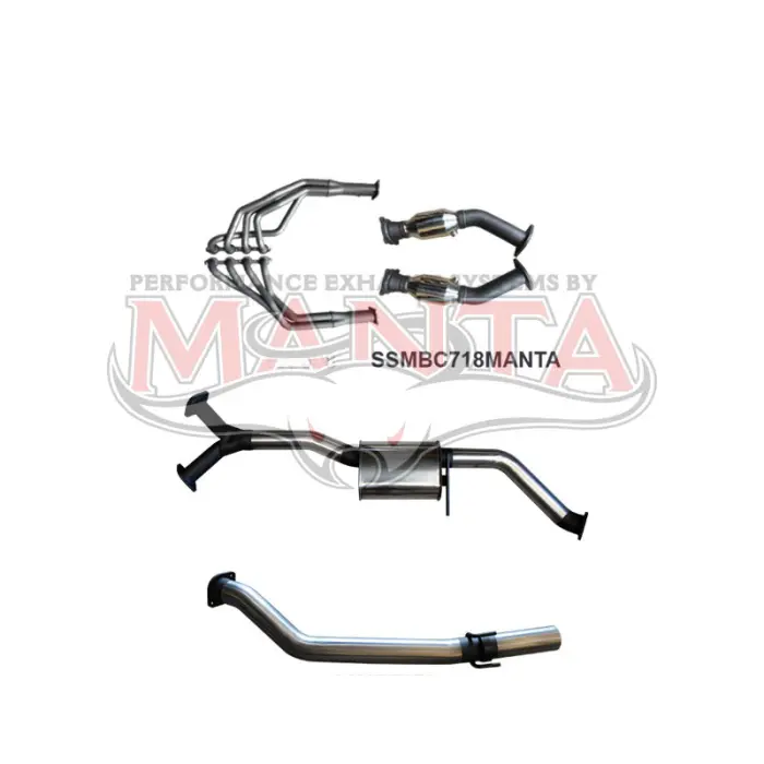 MANTA - VT-VZ V8 SEDAN 3" SINGLE MUFFLER/TAILPIPE EXHAUST - 1 3/4 HEADERS 