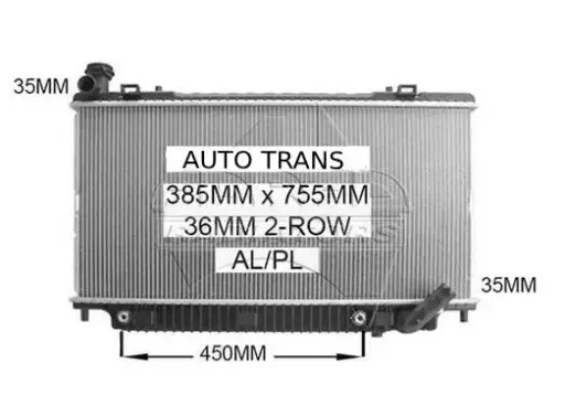 [HOL065PACA2K] RADIATOR - VE V8 AUTO 06-8/11