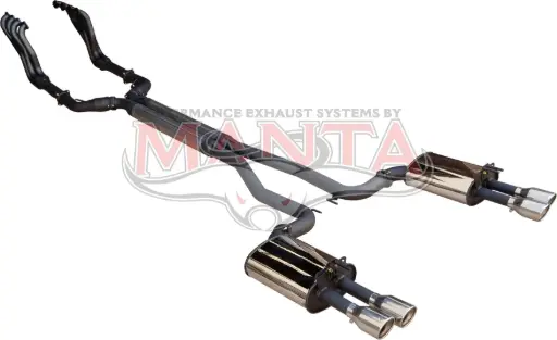 [HOLK128U25-134] MANTA - VE VF SERIES 1 V8 UTE & WM/WN CAPRICE DUAL 2.5" EXHAUST. 3.5" TIPS - 1 3/4 HEADERS