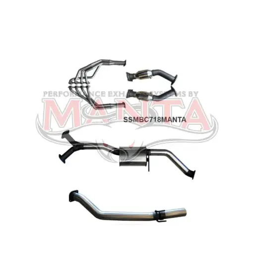 [SSMKHN0123] MANTA - VT-VZ V8 SEDAN 3" SINGLE MUFFLER/TAILPIPE EXHAUST - 1 3/4 HEADERS 